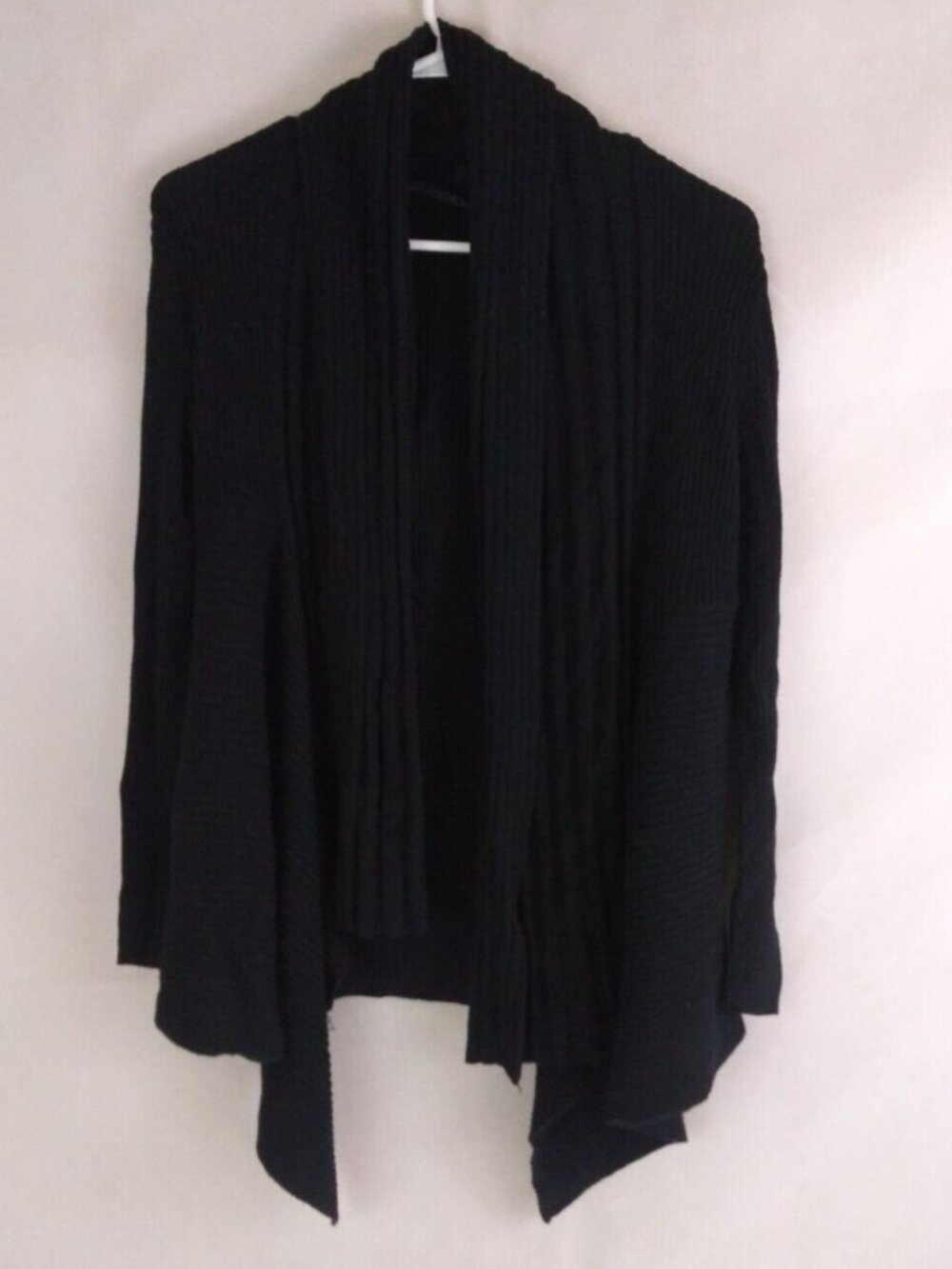 Apt 9 Women's Solid Black Open Front Sweater Shawl Size PM